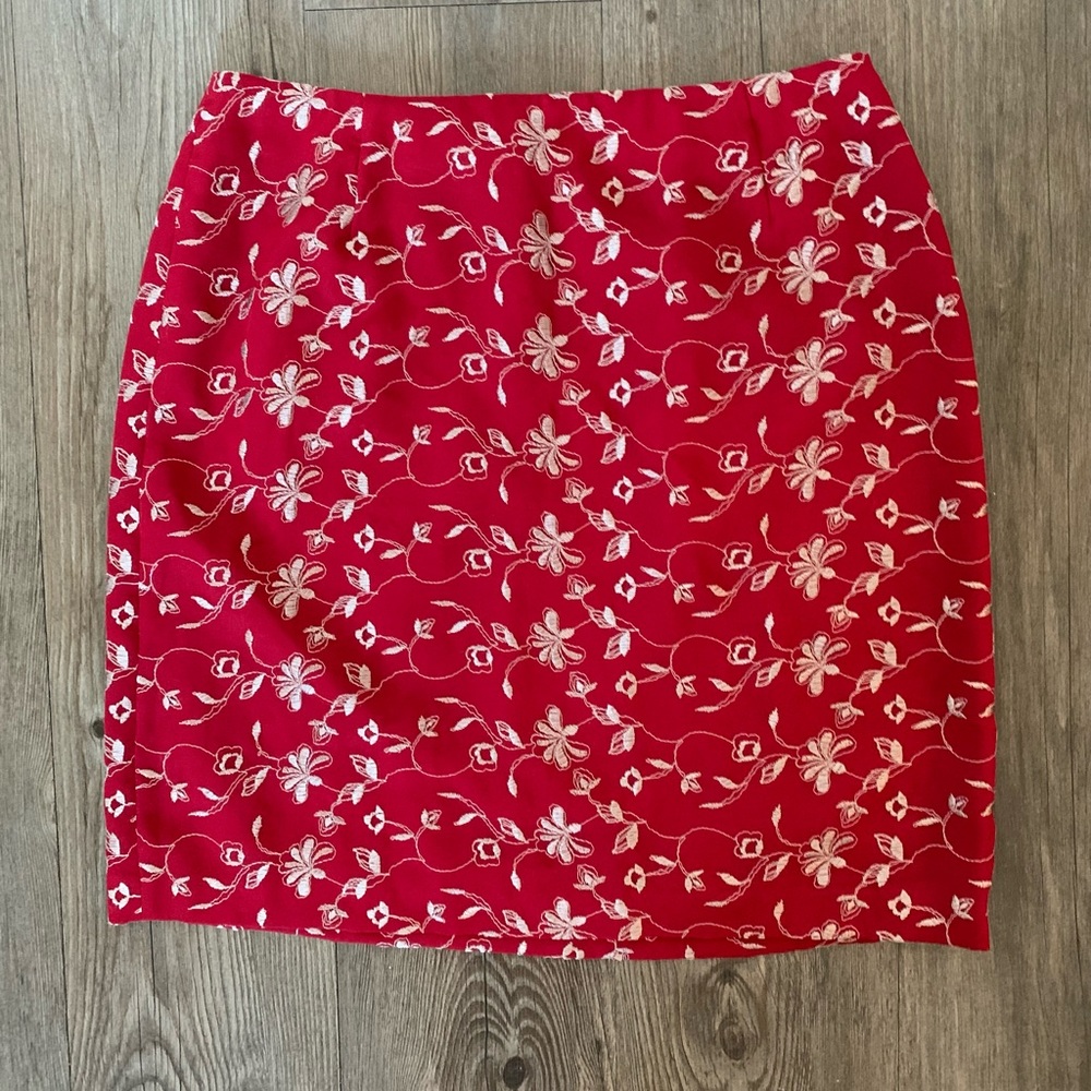 90s Jessica floral mini skirt